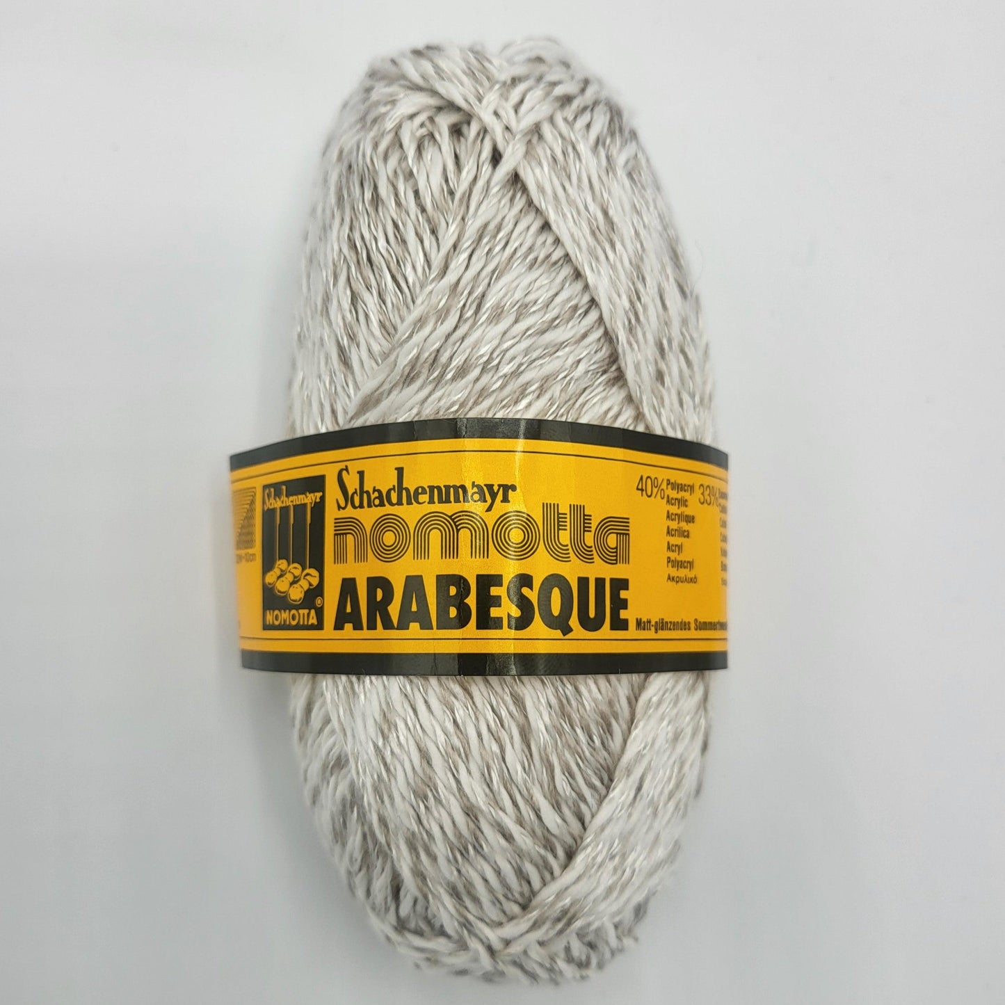 Schachenmayr Nomotta Arabesque 50gr Glänzendes Sommertweed-Garn für stilvolle Handarbeiten - EkoDeko.de