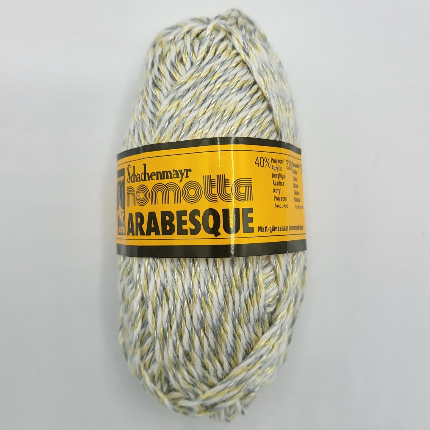 Schachenmayr Nomotta Arabesque 50gr Glänzendes Sommertweed-Garn für stilvolle Handarbeiten - EkoDeko.de
