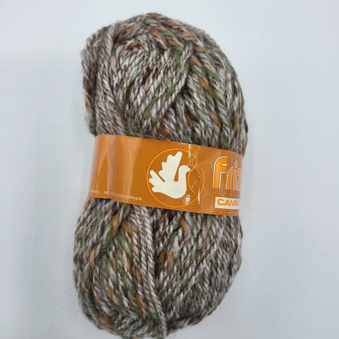 Frizelle Campagnarde Wolle 50gr ca. 70m aus Frankreich - EkoDeko.de