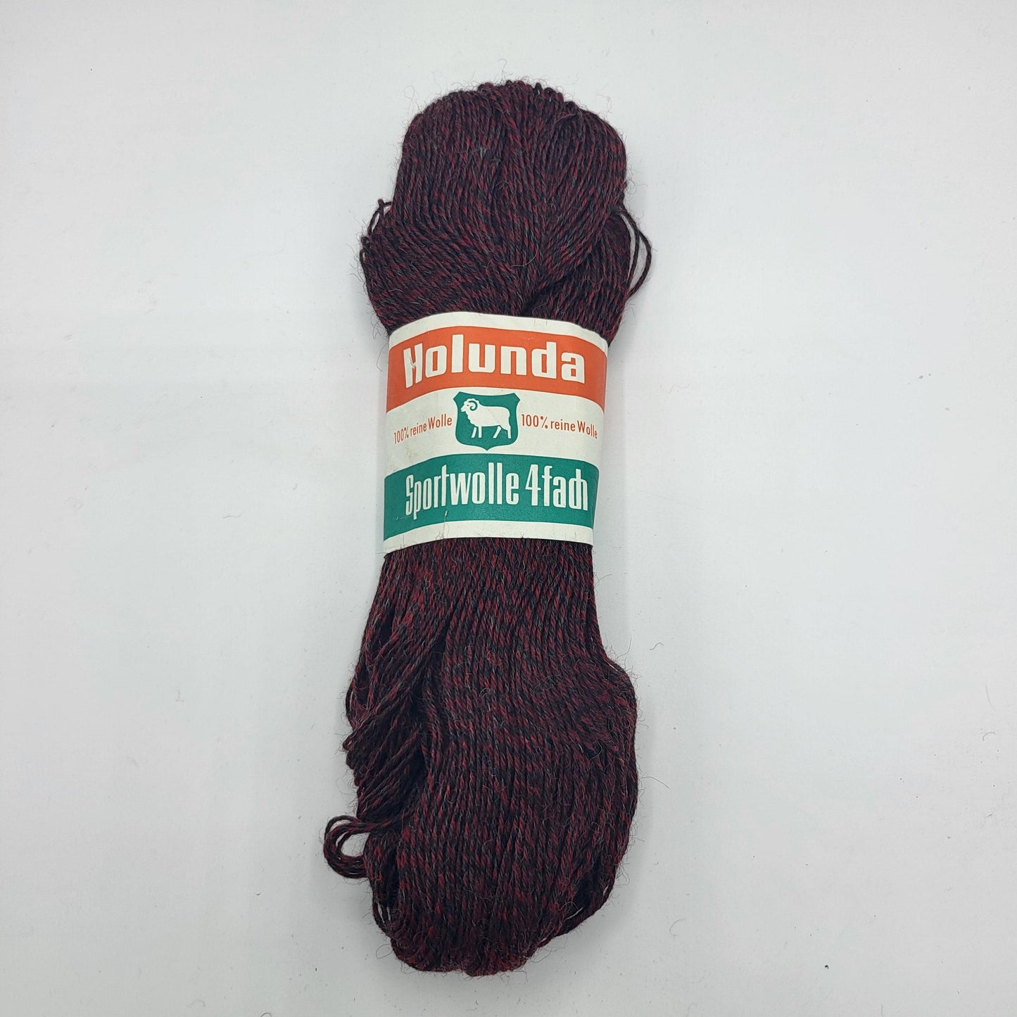 Holunda Sportwolle 4 Fach 100gr 100% reine Schurwolle für langlebige Strickprojekte - EkoDeko.de