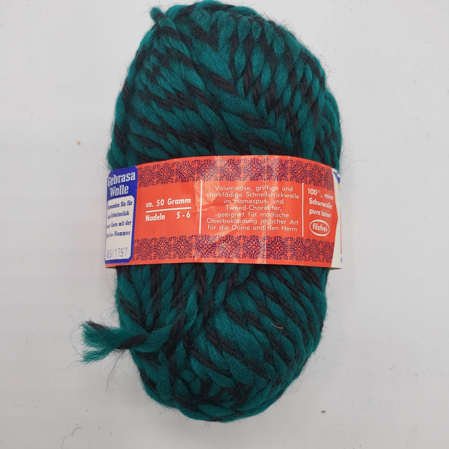Gebrasa Wolle PARATA 100% Schurwolle echte Schafwolle 50g - EkoDeko.de