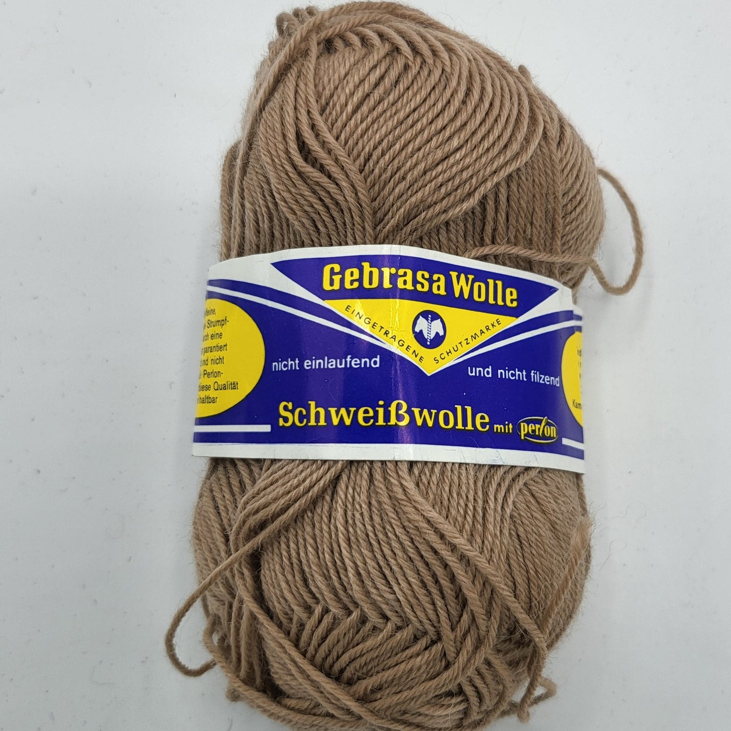 Gebrasa Wolle Schweißwolle mit Perlon 50g für Sockenprojekte