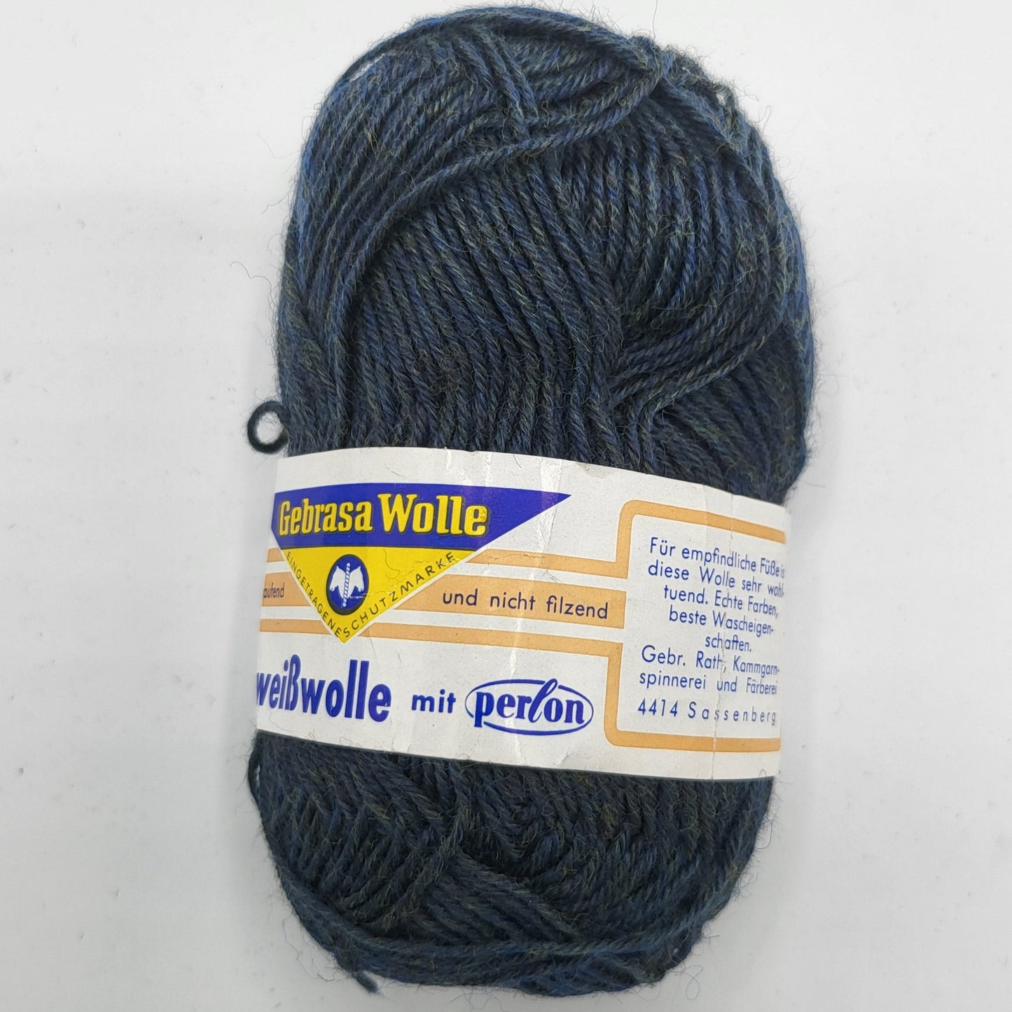 Gebrasa Wolle Schweißwolle mit Perlon 50g für Sockenprojekte