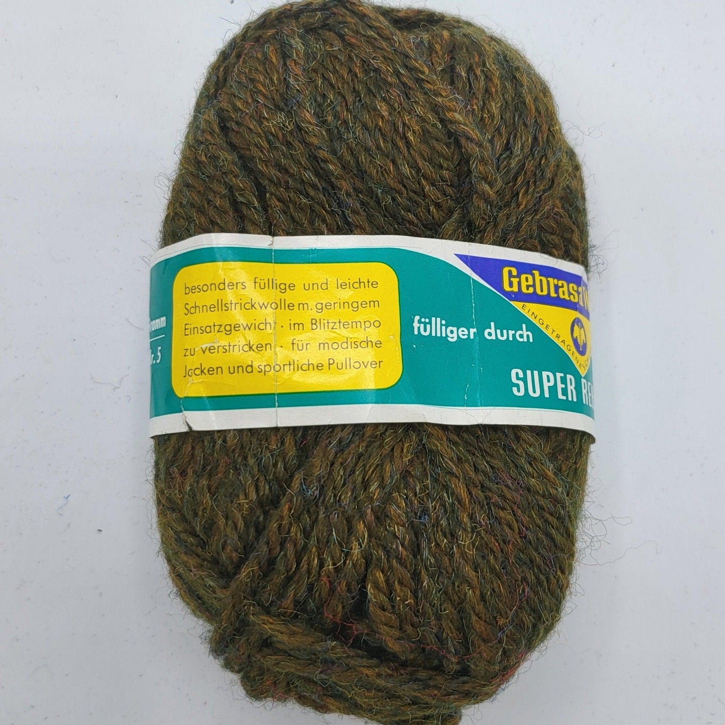 Gebrasa SuperRekord Wolle Dralon 50g Kammgarn - EkoDeko.de