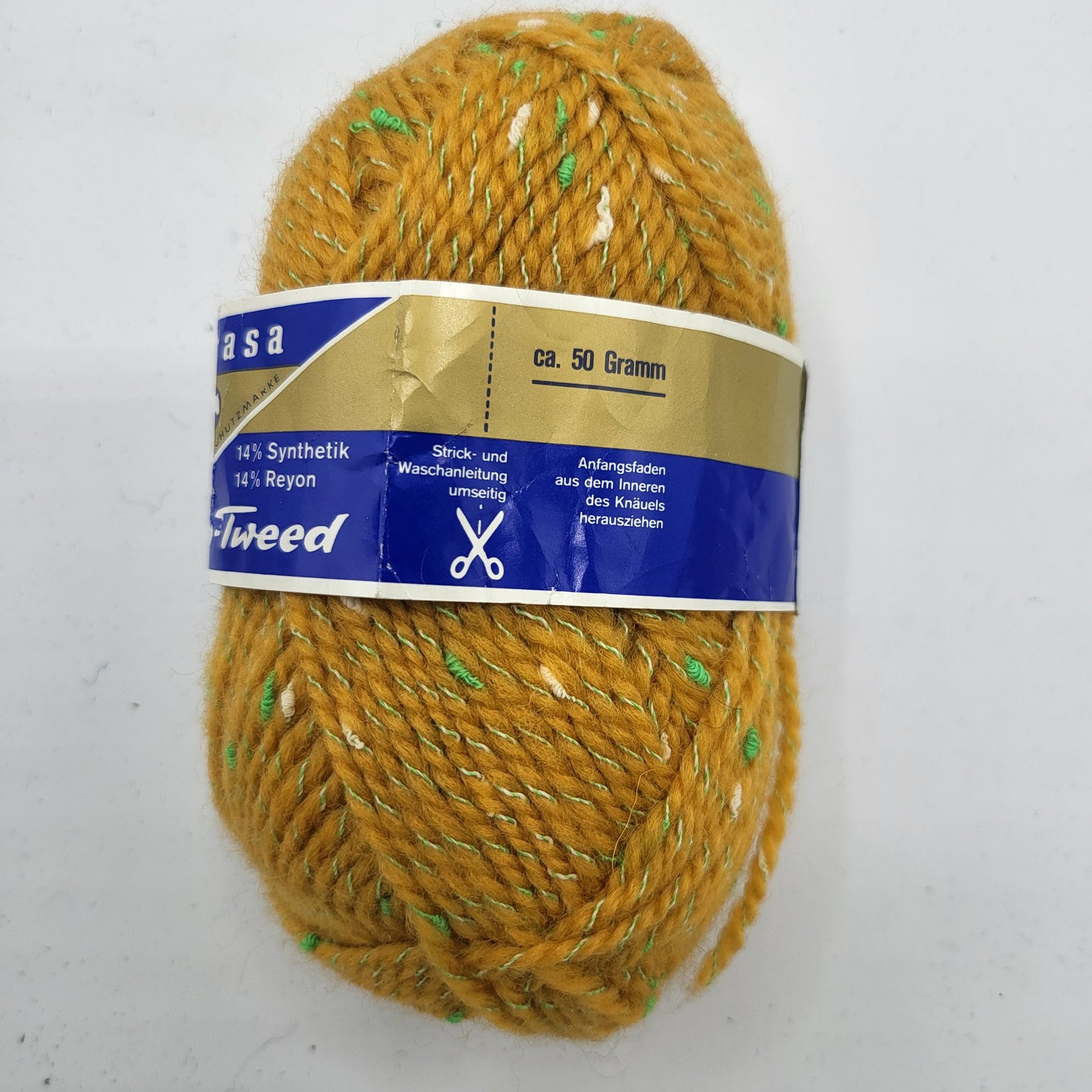 Gebrasa Noppen-Tweed 50g Schurwolle Wärme und Weichheit