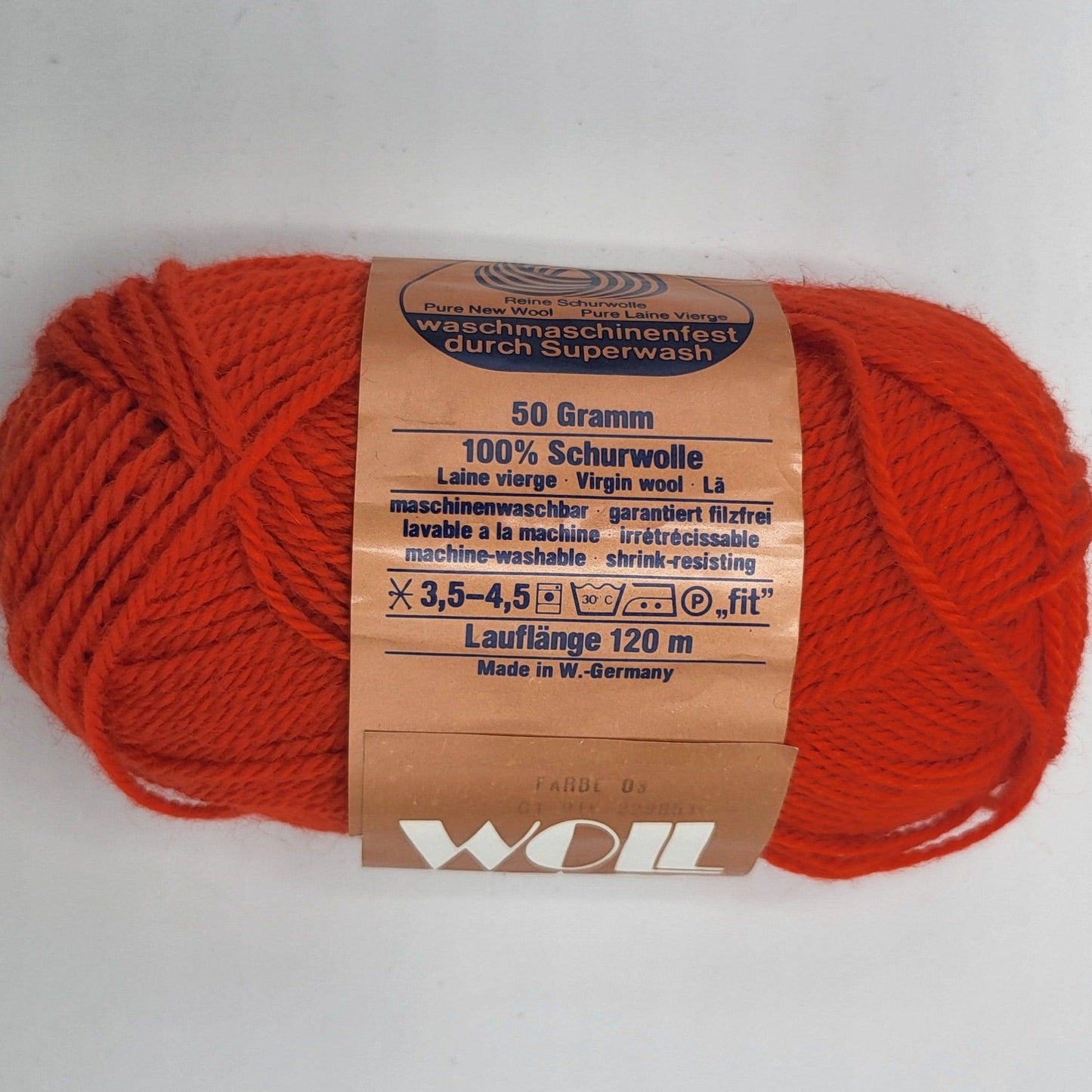 Schoeller Wolle WOLL SPASS Premium 100% Schurwolle 50g Maschinenwaschbar Filzfrei - EkoDeko.de
