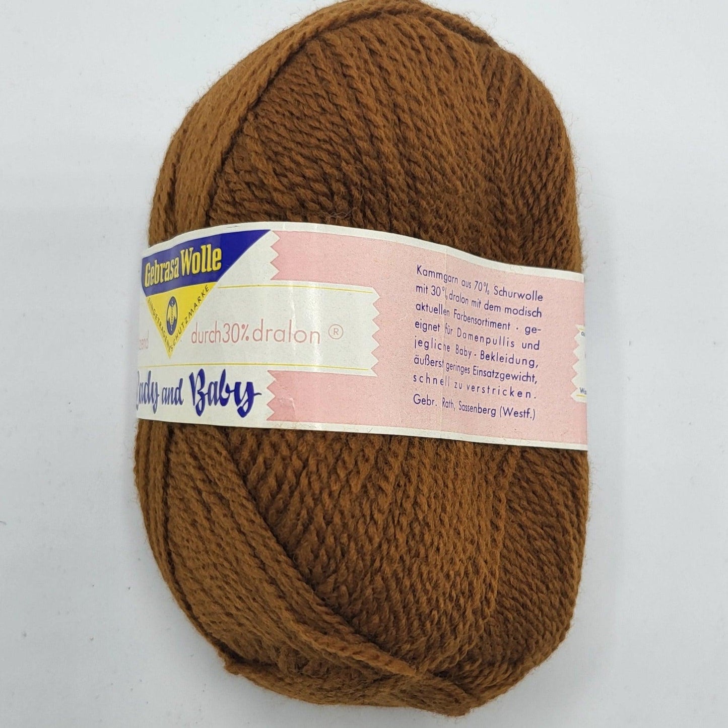 Gebrasa Lady and Baby Wolle 50g, Nadelstärke 3-3 1/2, 70% Schurwolle - EkoDeko.de