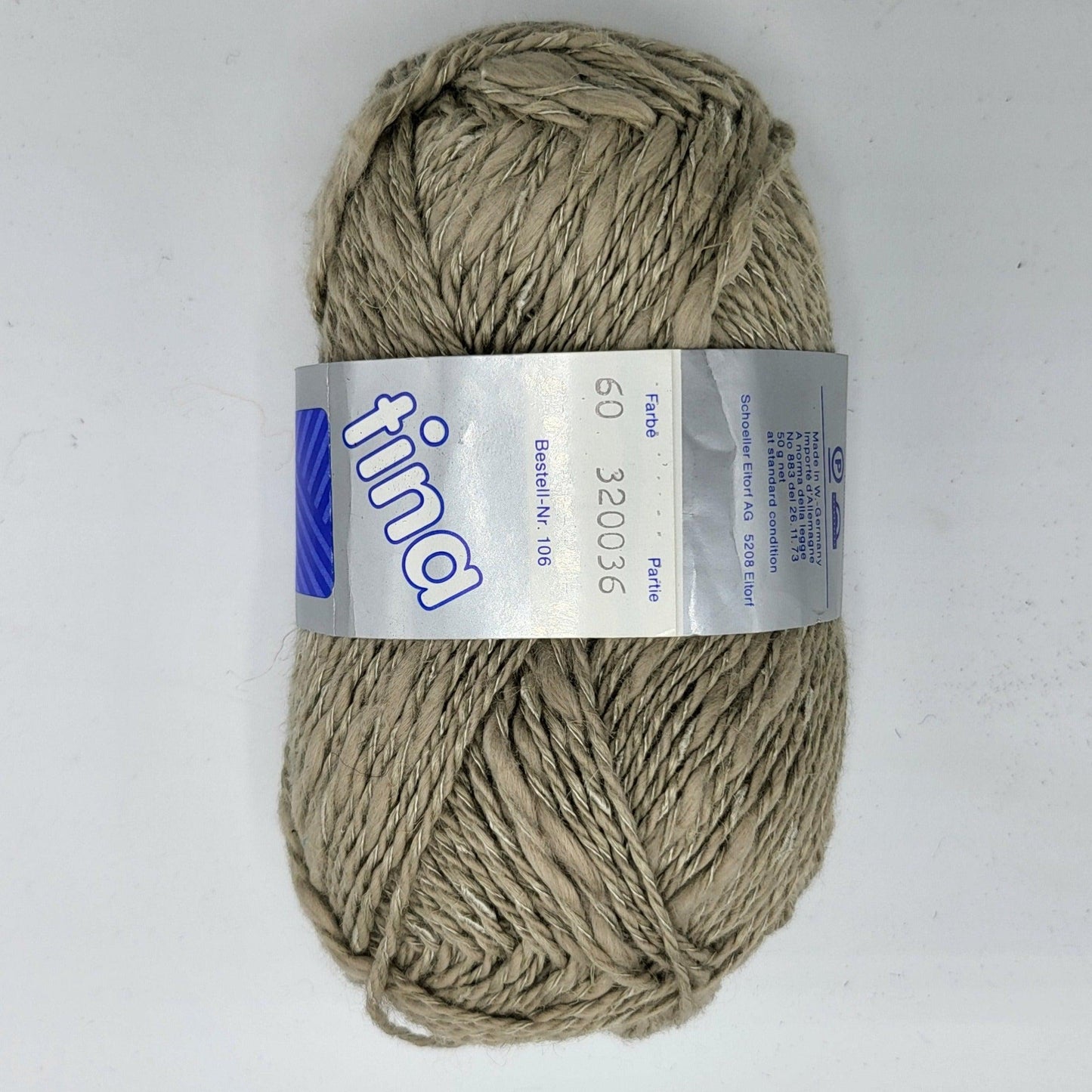 Schoeller Wolle Tina 32 Farben 50gr Baumwolle Leinen Metallic-Garn - EkoDeko.de