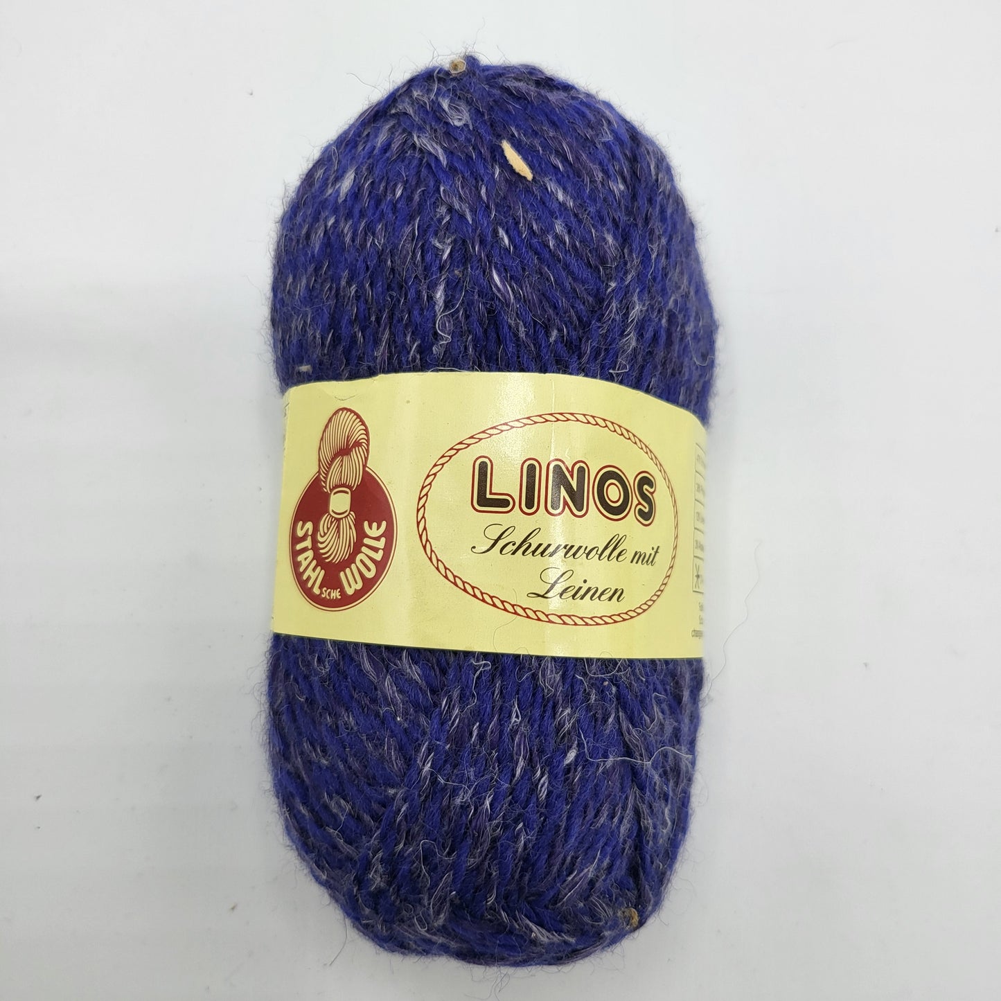 Stahl Wolle LINOS Schurwolle mit Leinen 50g ca 125m