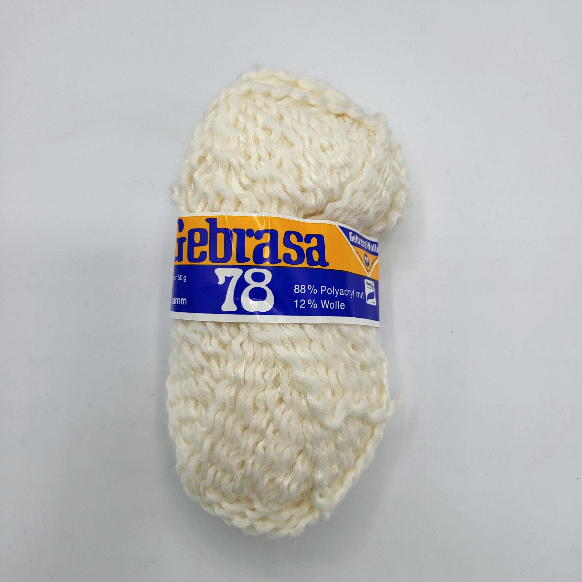 Gebrasa 78 Strickgarn 50 gr Vielseitiges Strickerlebnis mit Polyacryl und Wolle - EkoDeko.de