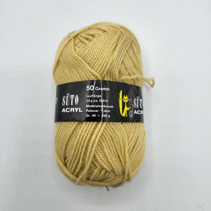 Süto Acryl Strickgarn 50gr ca. 150m Weichheit und Langlebigkeit - EkoDeko.de