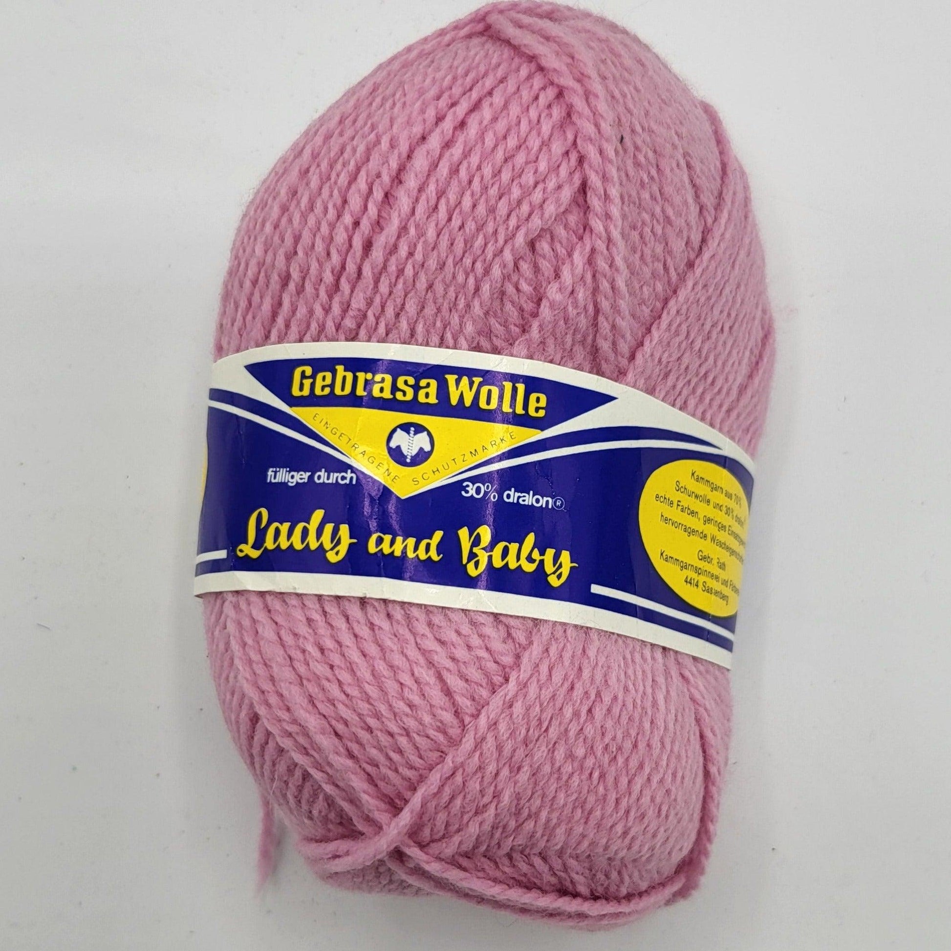 Gebrasa Lady and Baby Wolle 50g, Nadelstärke 3-3 1/2, 70% Schurwolle - EkoDeko.de