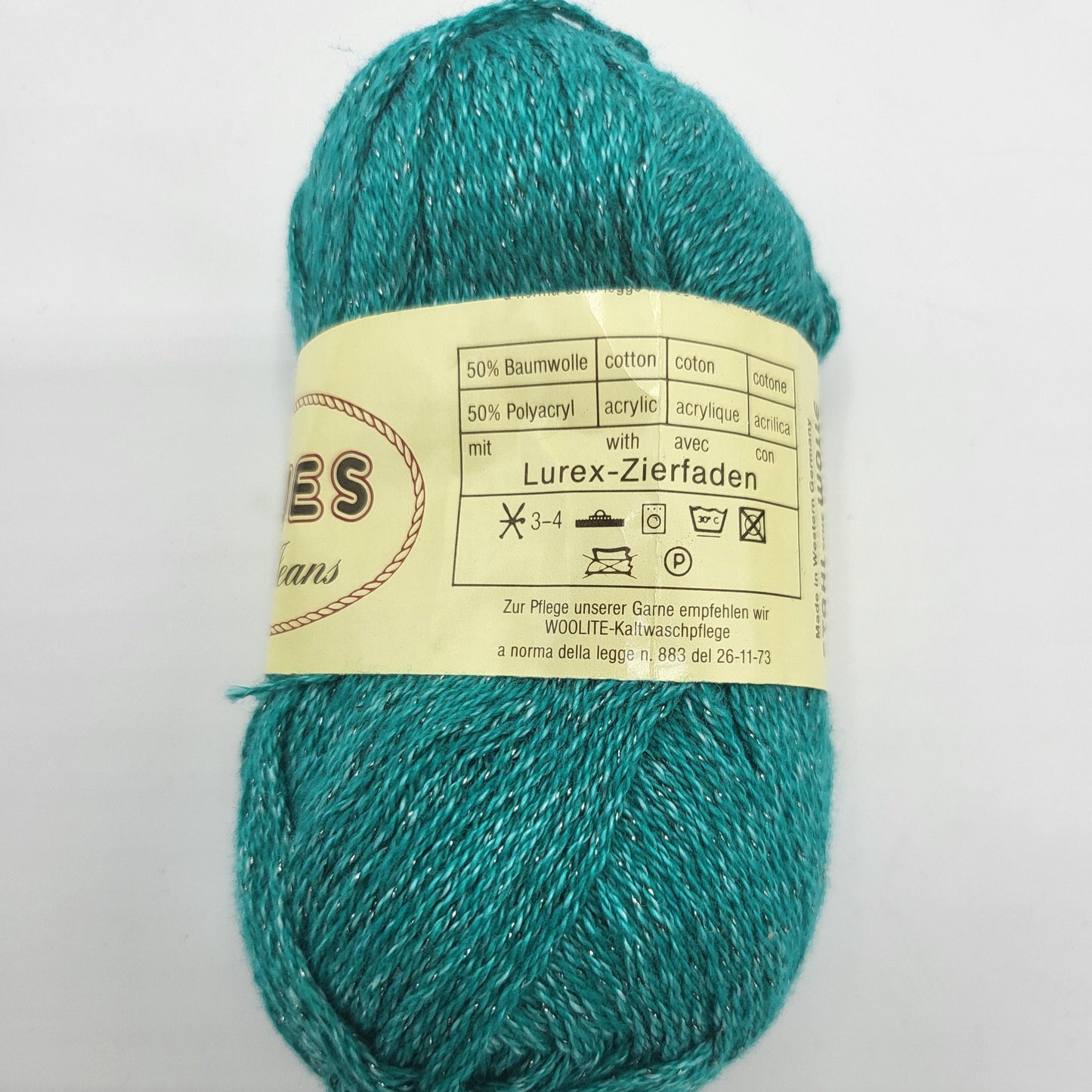 Stahl Wolle Blues 50g Baumwolle Vielseitig einsetzbar