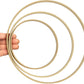 Bambus Ringe 6er-Pack: 2x20cm, 2x25cm, 2x30cm Holzringe zum Basteln Traumfänger Holzring Holzreifen - EkoDeko.de